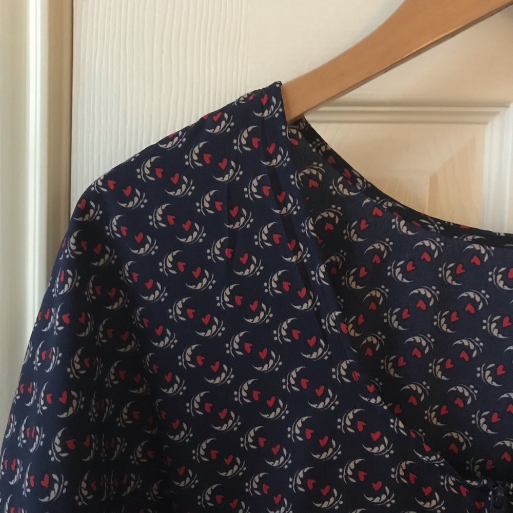 Dress with hearts.